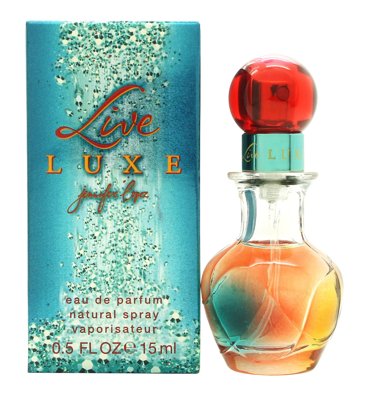 J Lo Live Lux by Jennifer Lopez, 0.5 oz Eau De Parfum Spray for Women