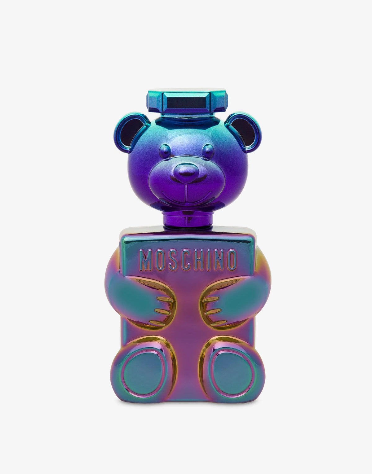 Moschino Toy 2 Pearl eau de parfum tester bottle, purple teddy bear shape with blue cap