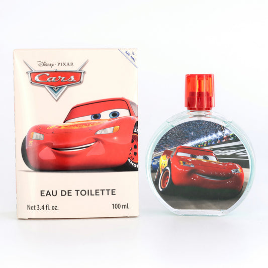 Cars kids eau de toilette spray with red Lightning McQueen bottle and carton, 100 mL