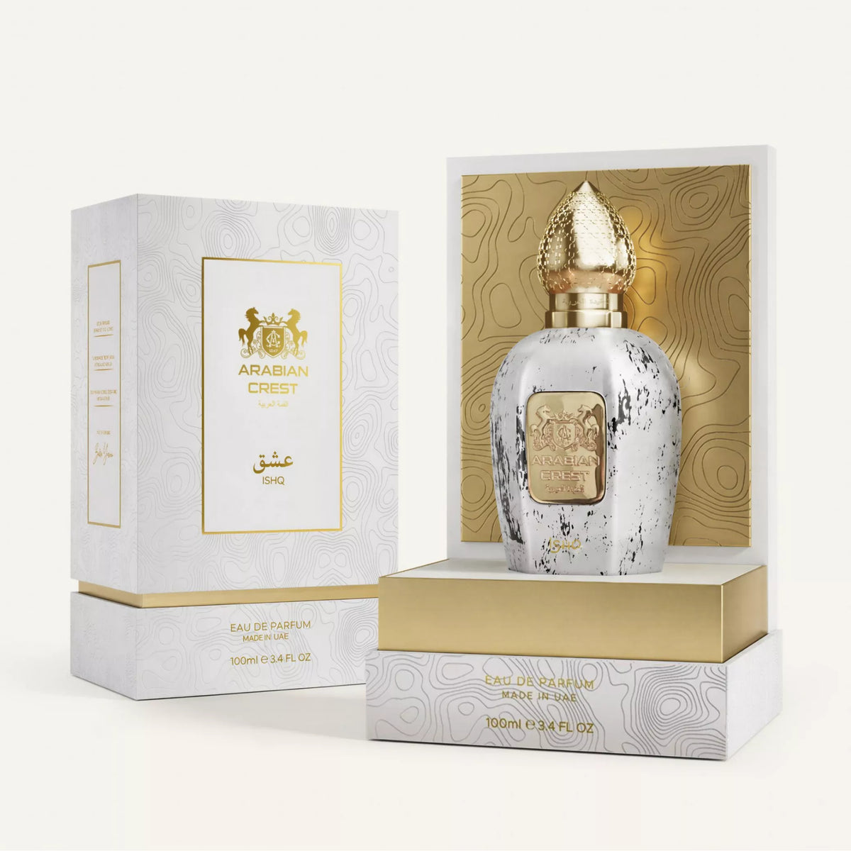Ishq by Arabian Crest, 3.4 oz Eau De Parfum Spray for Unisex