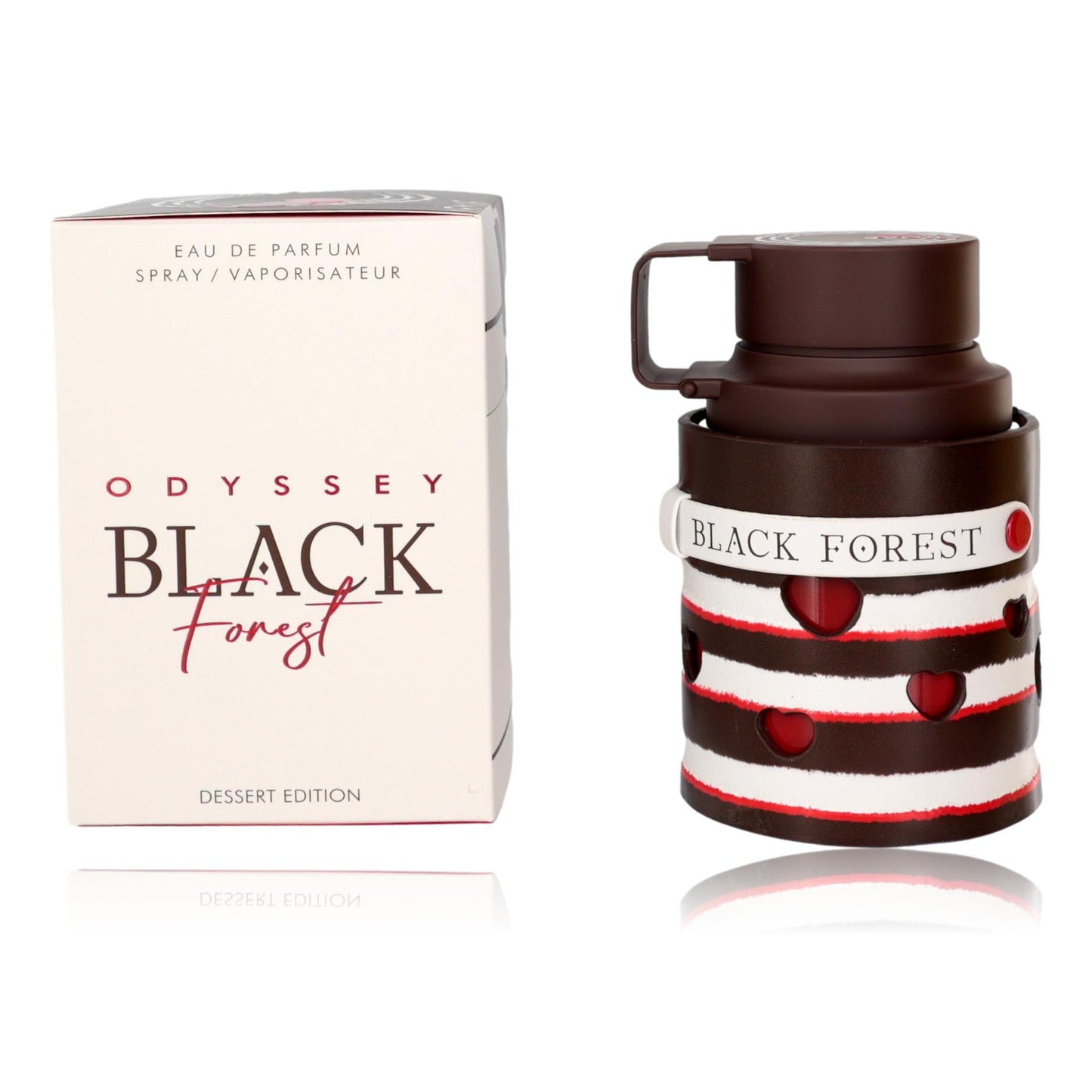 Odyssey Black Forest by Armaf eau de parfum spray with box and dark bottle
