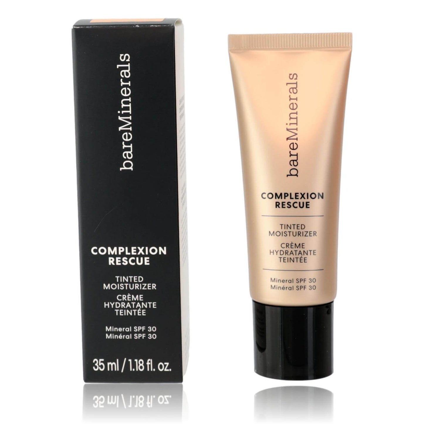Bare Minerals Complexion Rescue, 1.18oz Tinted Moisturizer SPF 30 - Vanilla 02 in tube and box.
