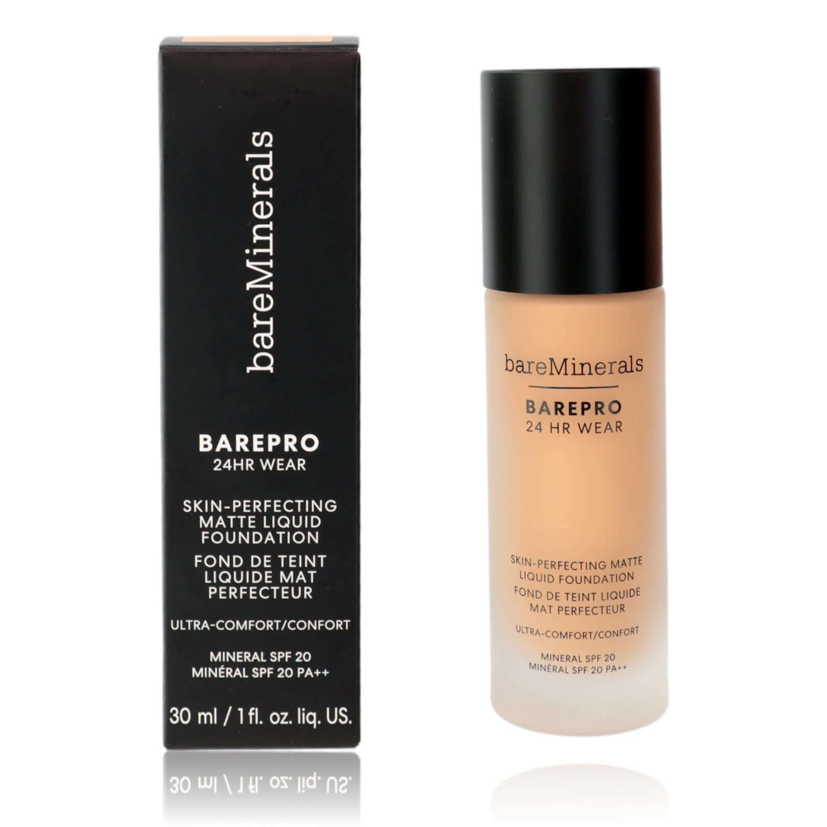 Bare Minerals BarePro 24hr Wear, 1oz Matte Liquid Foundation - Light 26 Cool packaging and bottle.