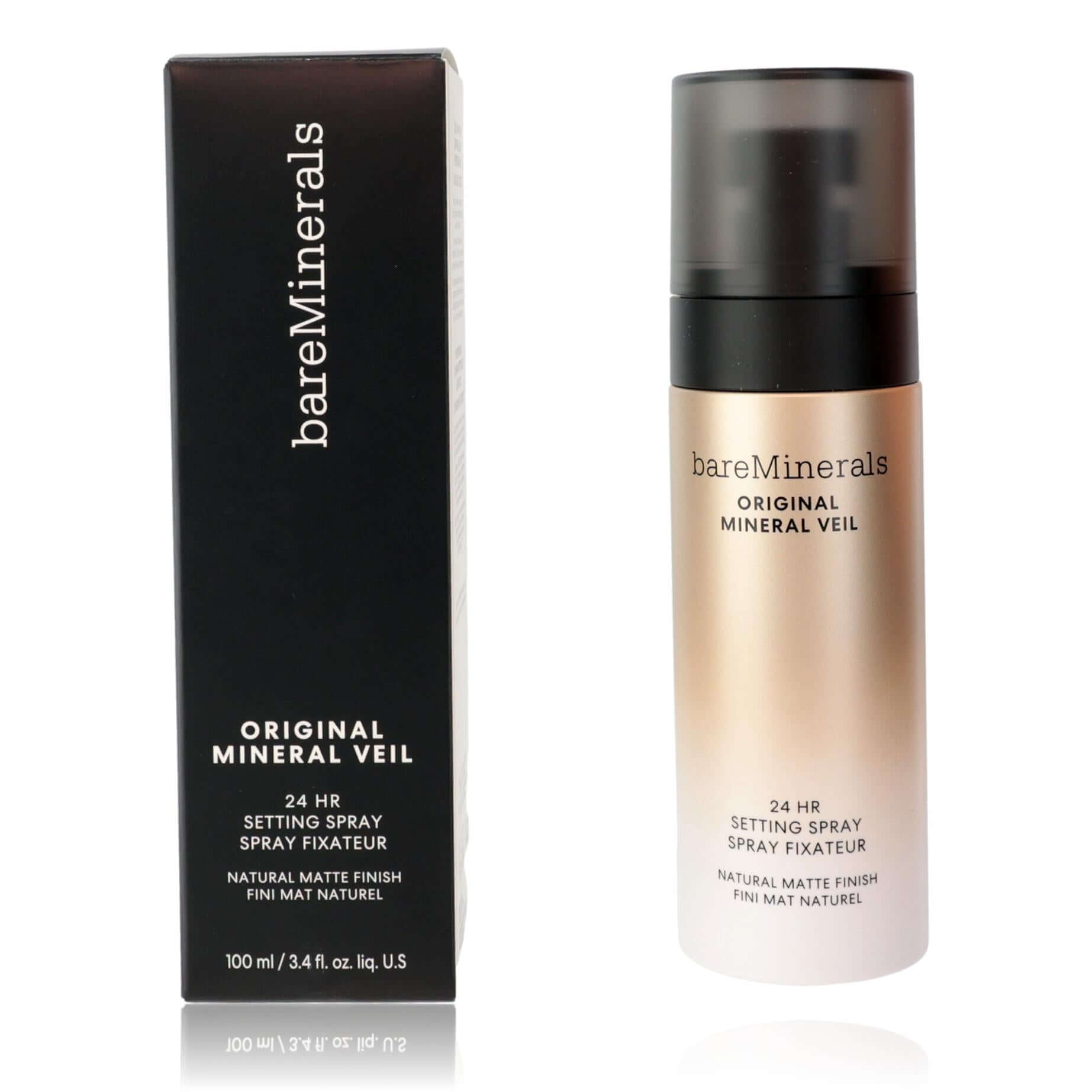 bareMinerals Original Mineral Veil setting spray bottle with box, 24 hr natural finish