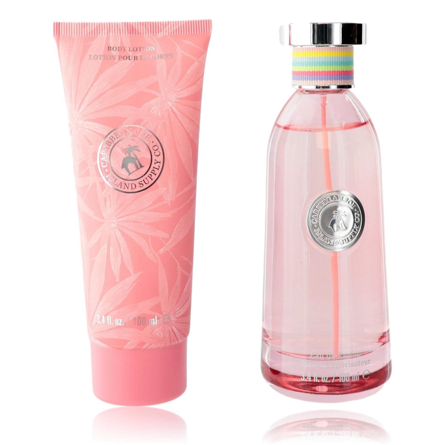 Tropical Haven by Caribbean Joe, 2 Piece Gift Set for Women with Eau de Parfum and Body Lotion.