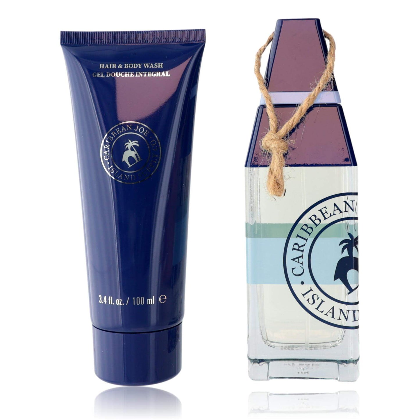 Azure Sails by Caribbean Joe, 2 Piece Gift Set for Men including Hair & Body Wash and Eau de Toilette Spray.
