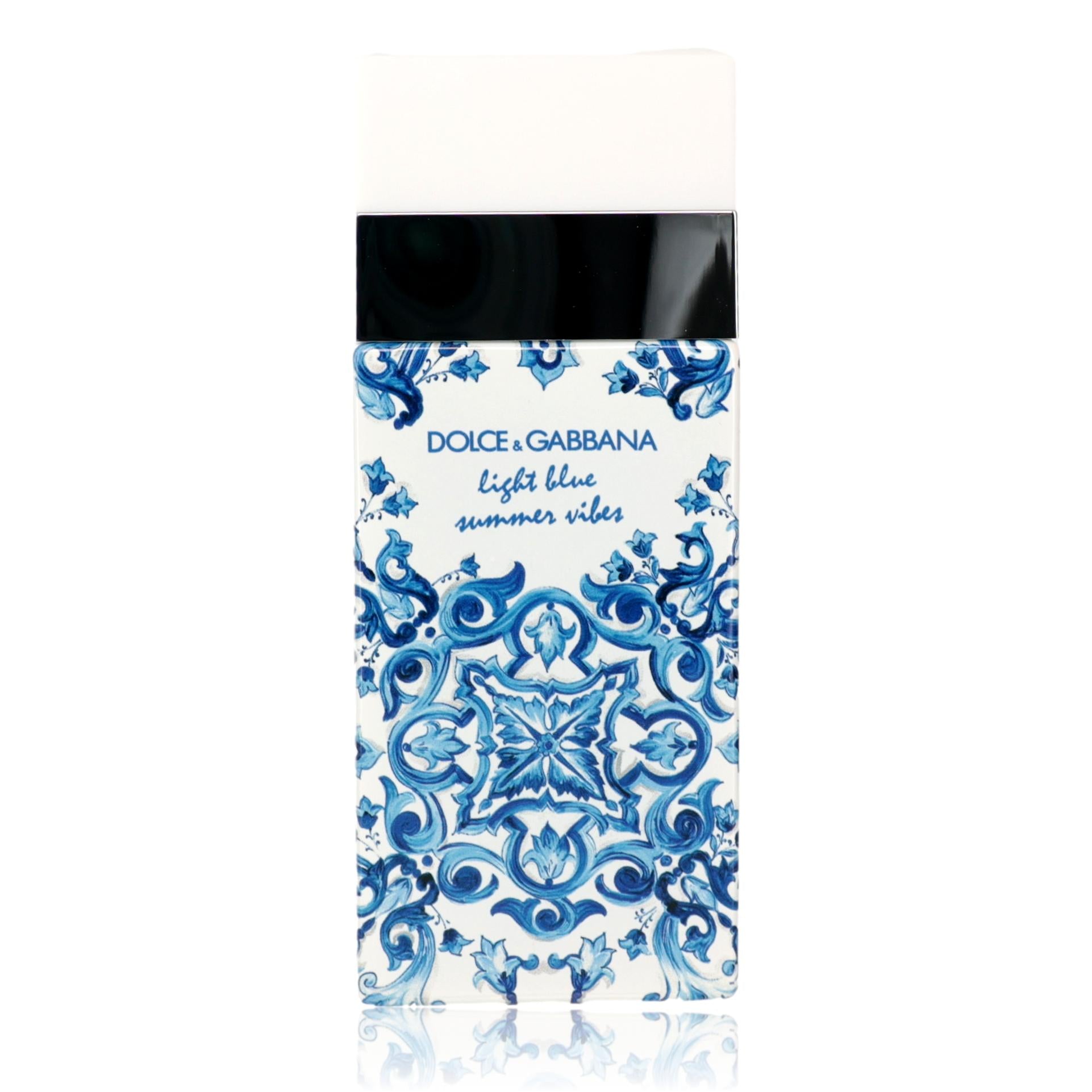 Light blue summer vibes EDT spray tester, Dolce & Gabbana, decorative blue label