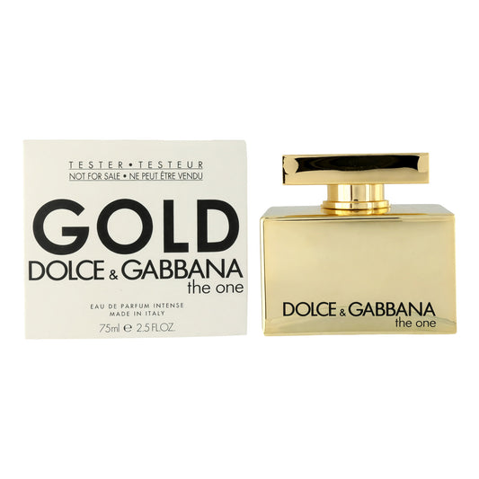 Dolce & Gabbana The One Gold EDP tester spray with gold bottle and cream box