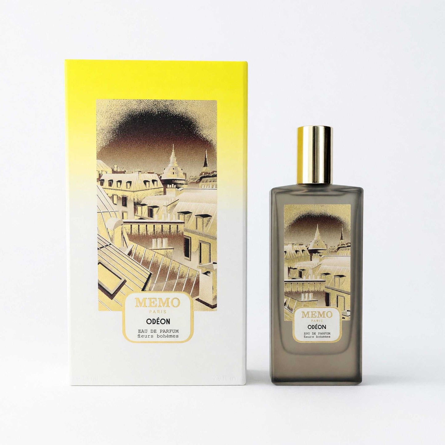 Memo Paris ODEON eau de parfum spray bottle with matching box