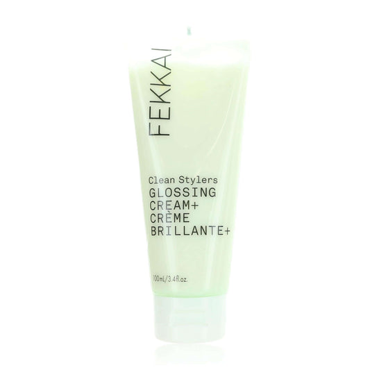 Fekkai Clean Stylers glossing cream tube, pale green squeeze bottle
