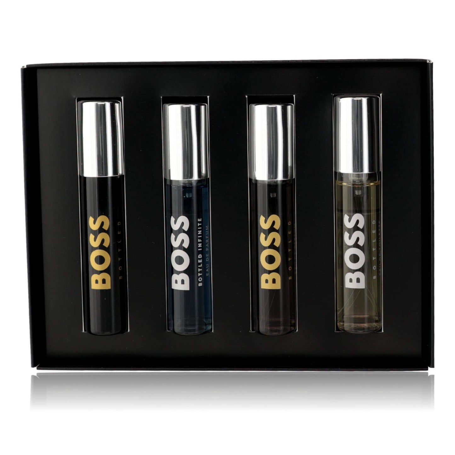 Men's 4-piece gift set with four BOSS cologne bottles