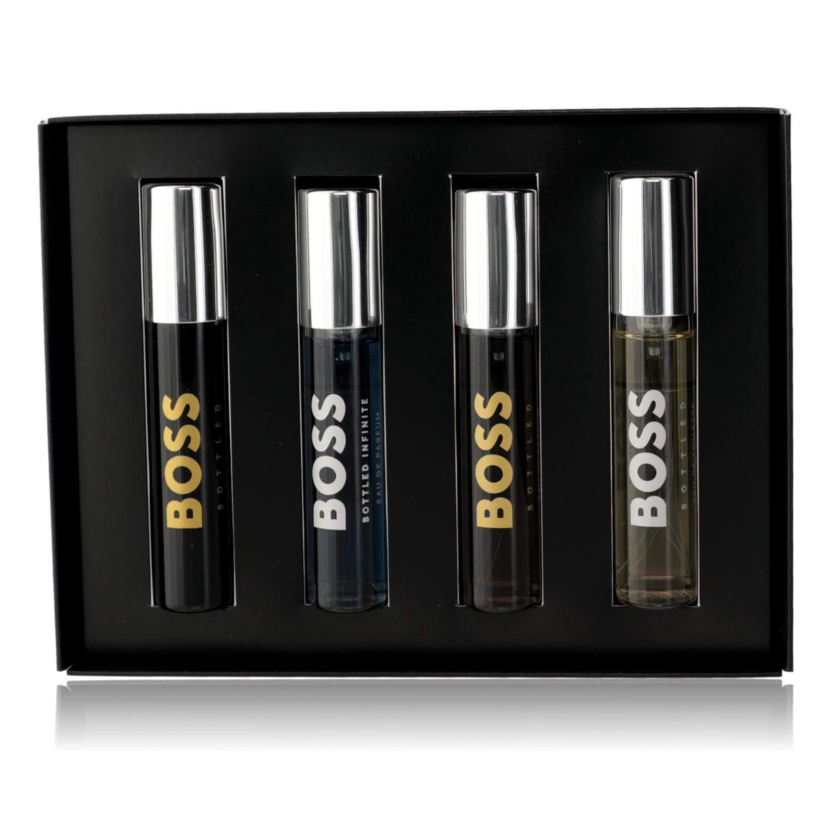 Men's 4-piece gift set with four BOSS cologne bottles
