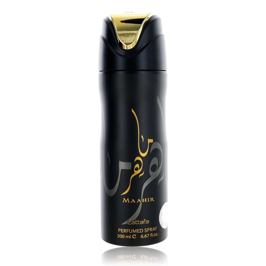 Maahir by Lattafa, 6.7 oz Perfumed Deodorant Spray for Unisex