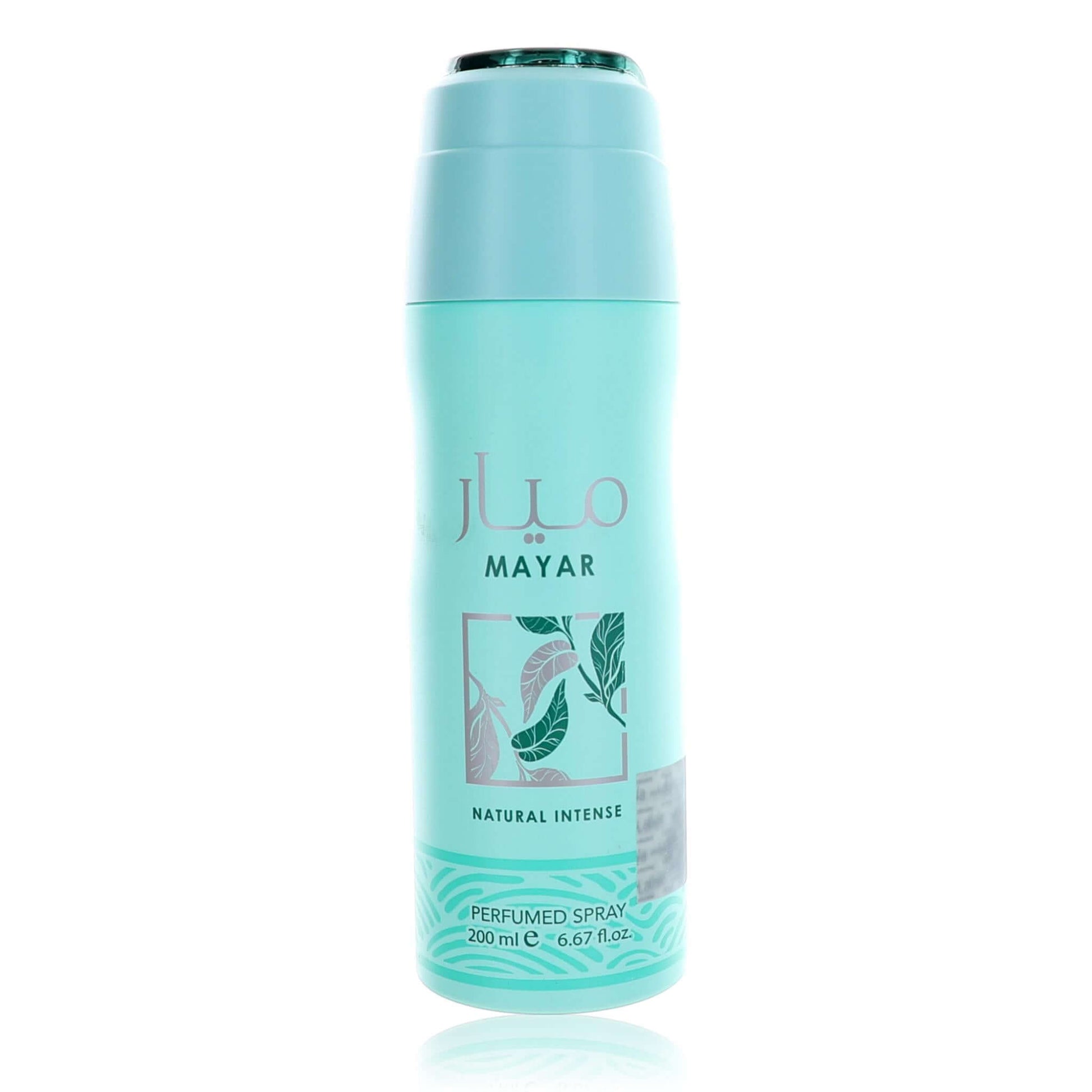 Teal Mayar Natural Intense perfumed deodorant spray can, 200 ml, 6.7 fl oz