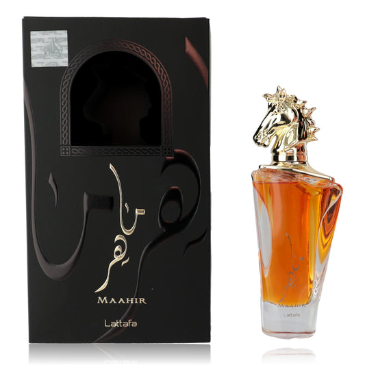 Maahir by Lattafa, 3.4 oz EDP Spray for Unisex