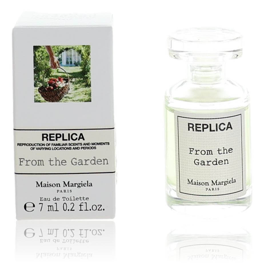 Eau de toilette spray bottle with white cap and matching gift box
