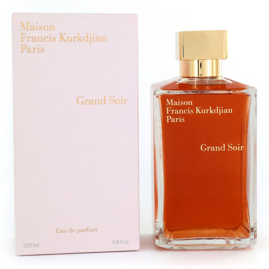 Maison Francis Kurkdjian Grand Soir eau de parfum spray bottle with gold cap