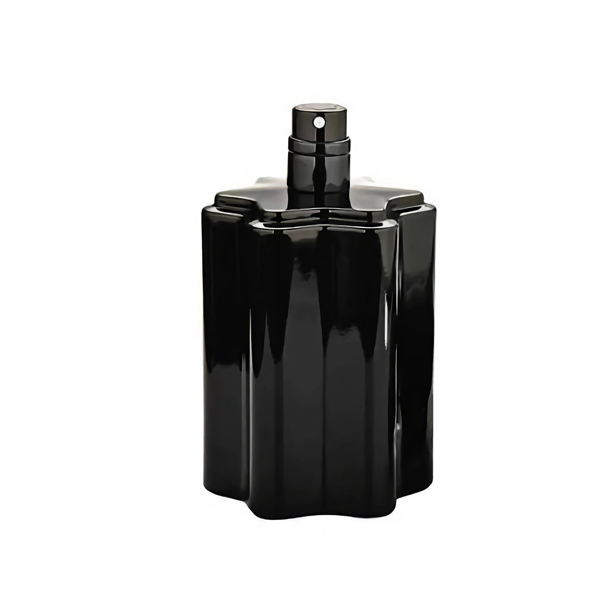 Emblem by Mont Blanc men's eau de toilette tester bottle, black glass with spray cap