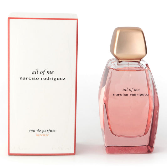 Women’s eau de parfum spray with rose-pink glass bottle and rose-gold cap