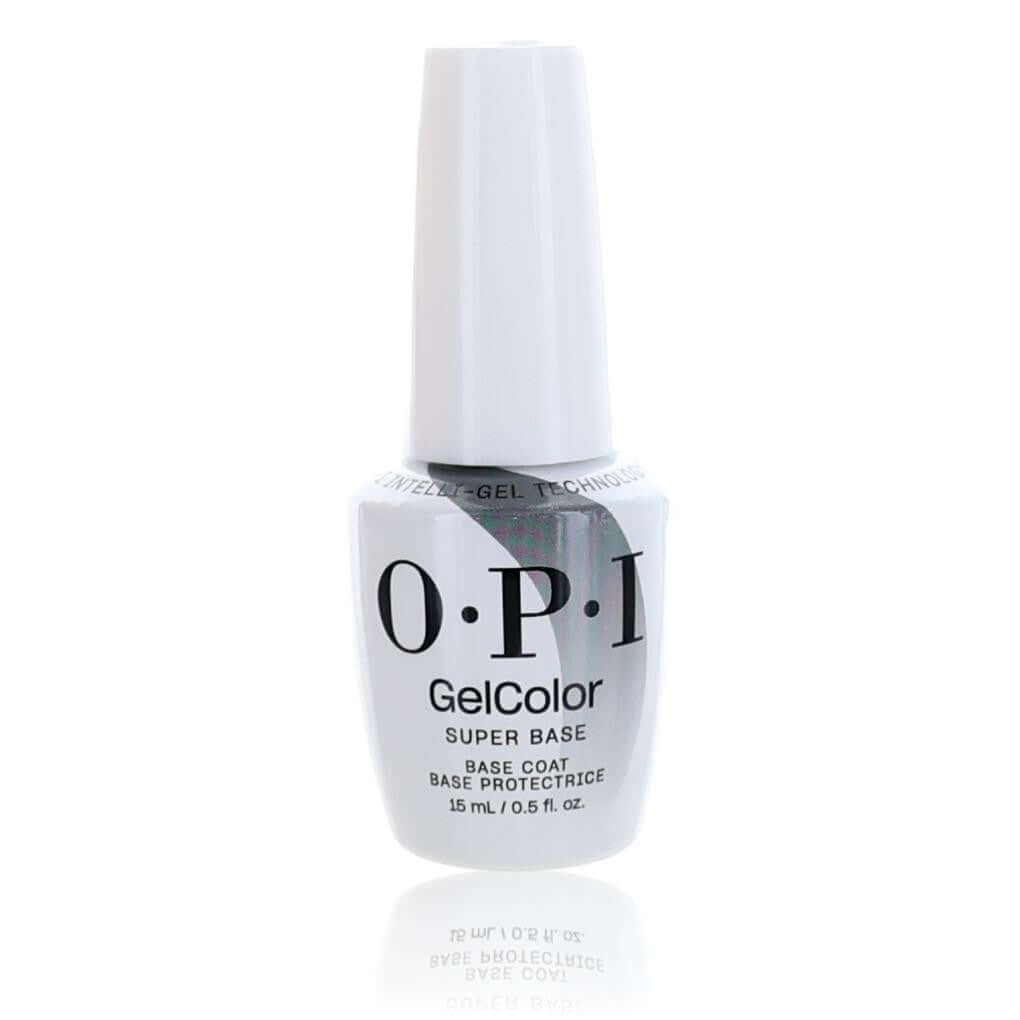 OPI GelColor Super Base gel nail polish bottle, 0.5 fl oz
