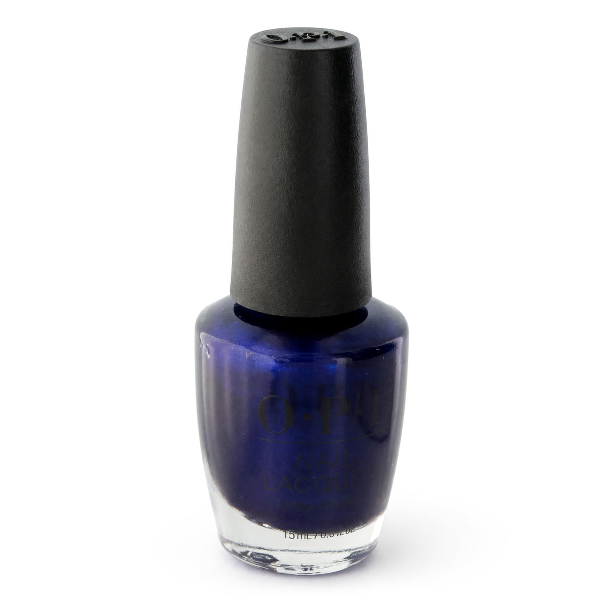 OPI nail lacquer bottle, deep blue
