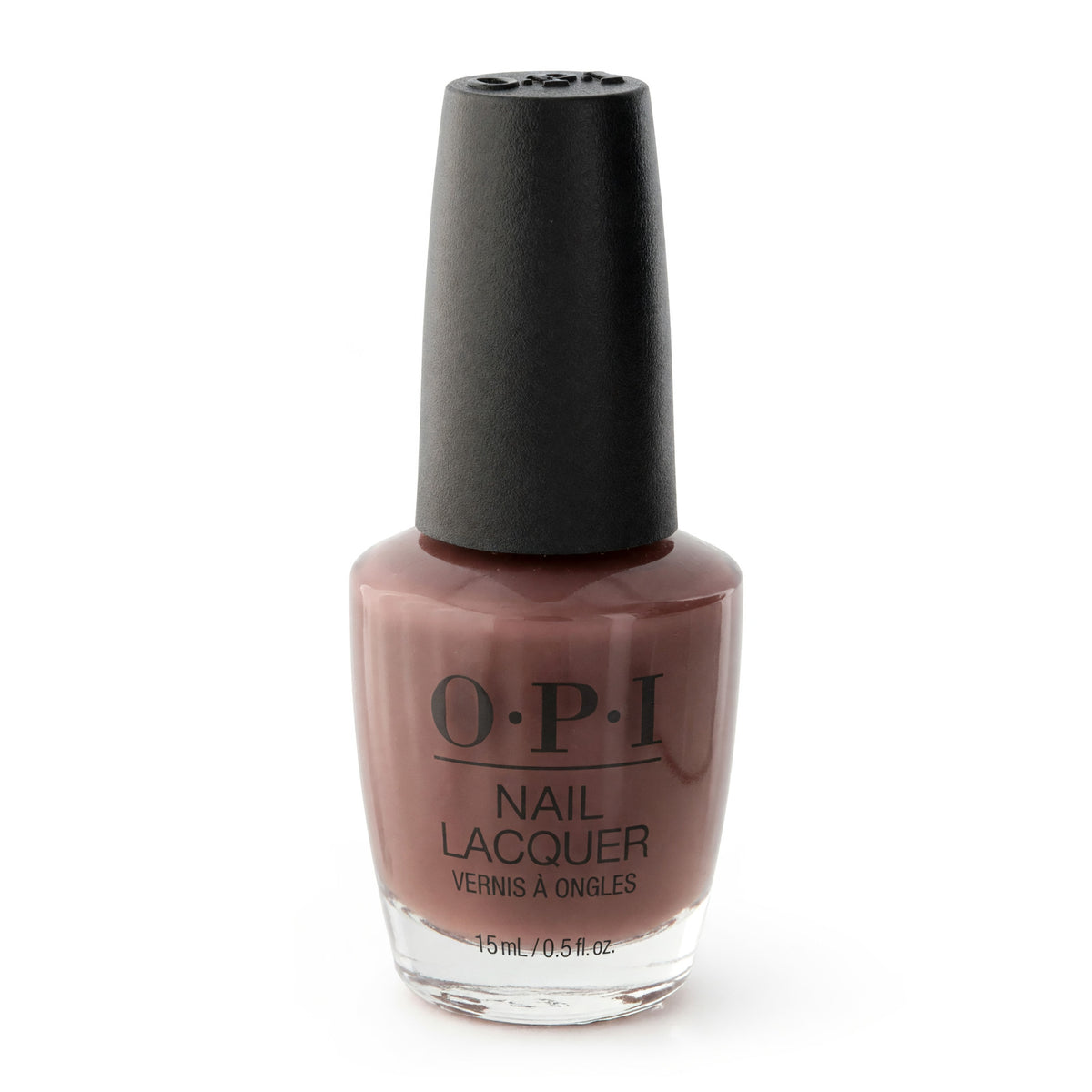 OPI nail lacquer bottle in soft pink, glossy finish, 0.5 oz