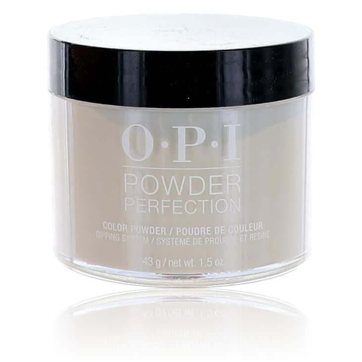 OPI Powder Perfection dip powder jar with off-white powder, 1.5 oz