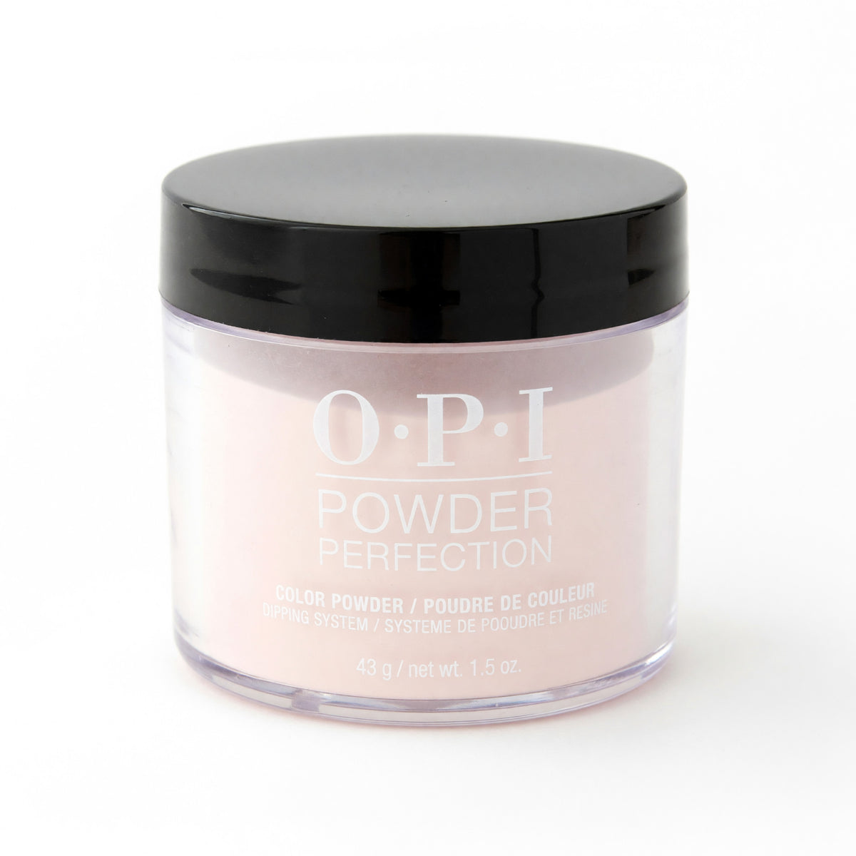 OPI Powder Perfection color dip powder jar, red and pink shades, 1.5 oz
