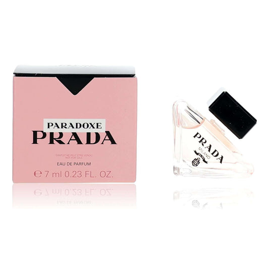 Women’s Paradoxe by Prada EDP splash in pink box and clear glass bottle