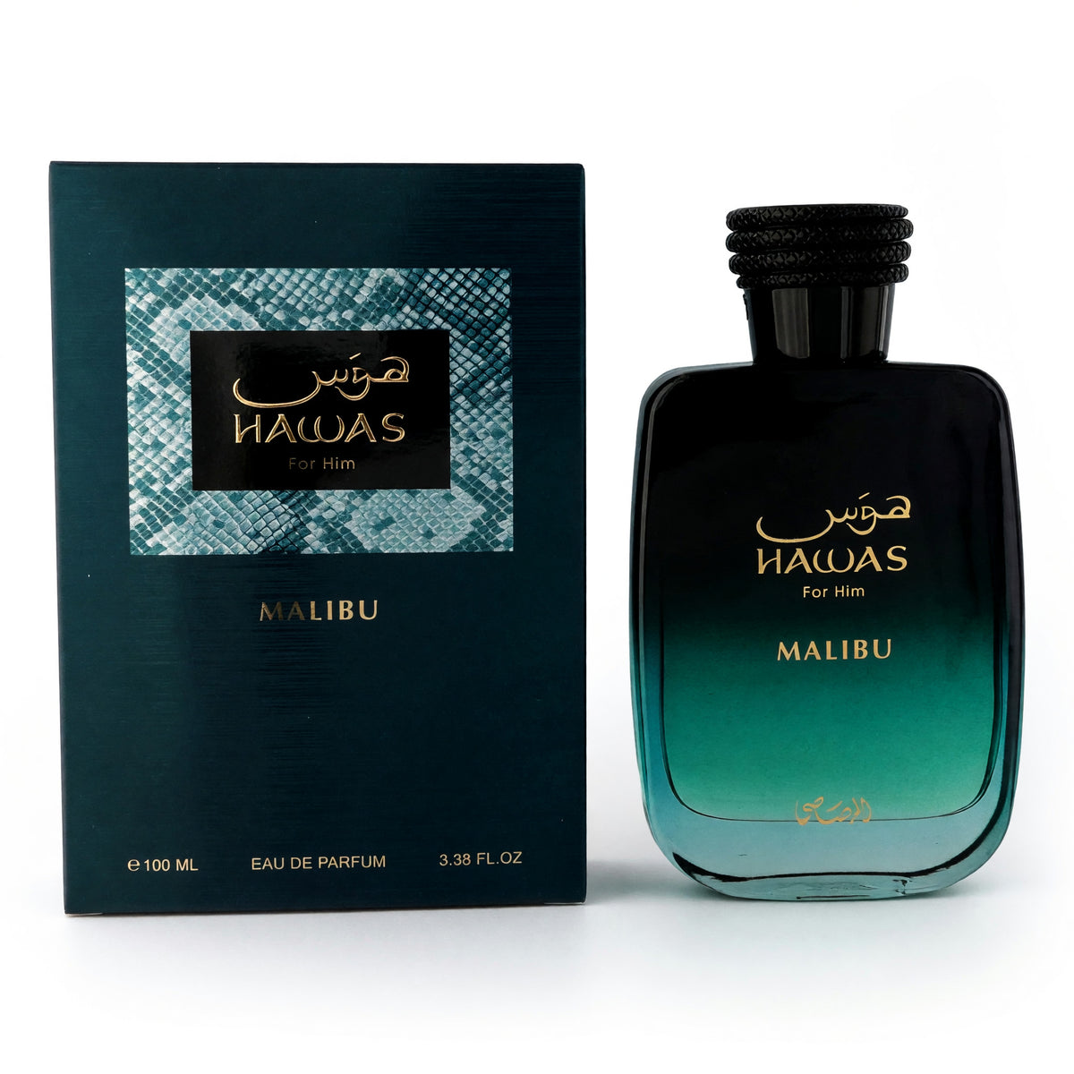 Hawas Malibu by Rasasi, 3.4 oz EDP Spray for Men