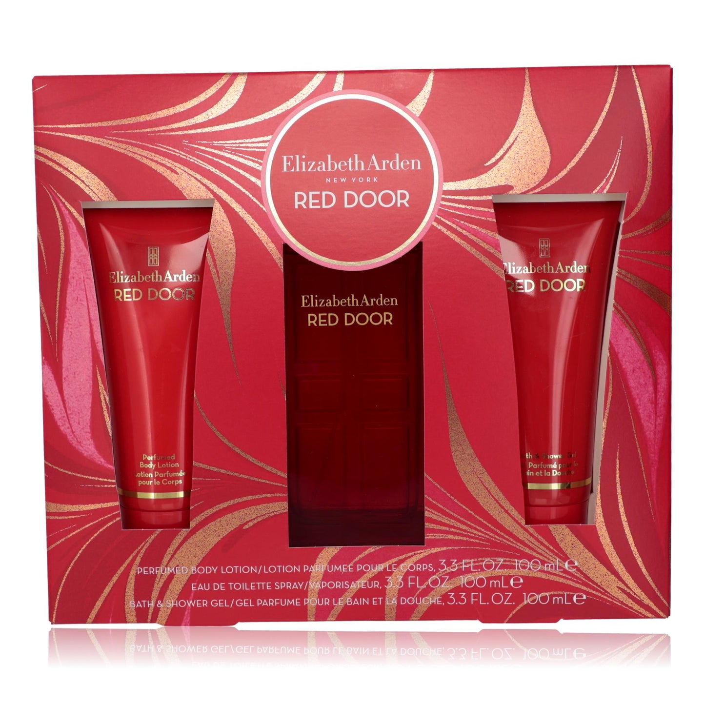 Elizabeth Arden Red Door 3-piece women’s fragrance gift set with three red containers