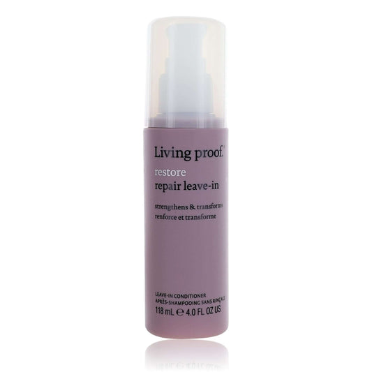 Living Proof restore repair leave-in conditioner bottle, 4 fl oz, pump top