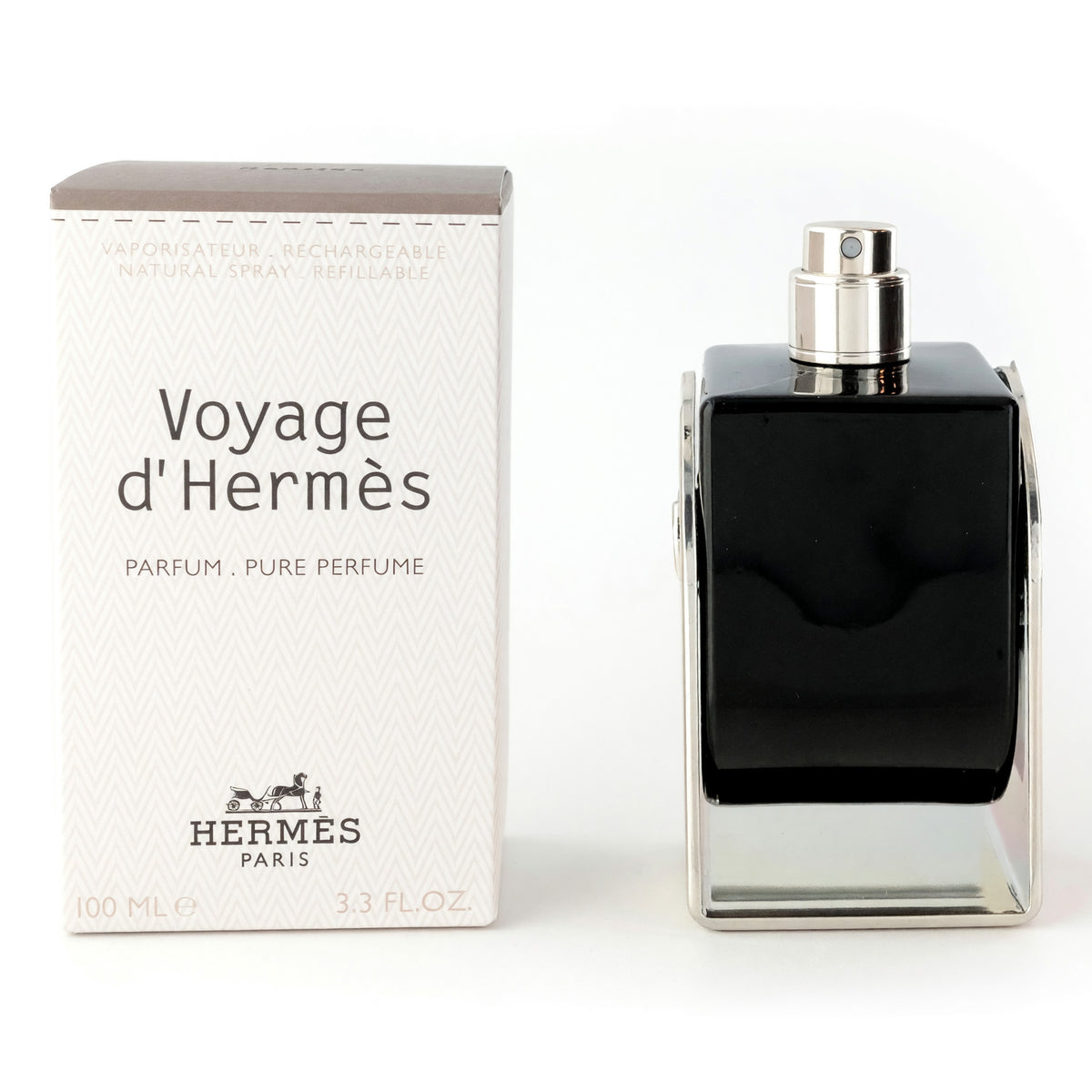 Hermès Voyage d'Hermès parfum bottle with box