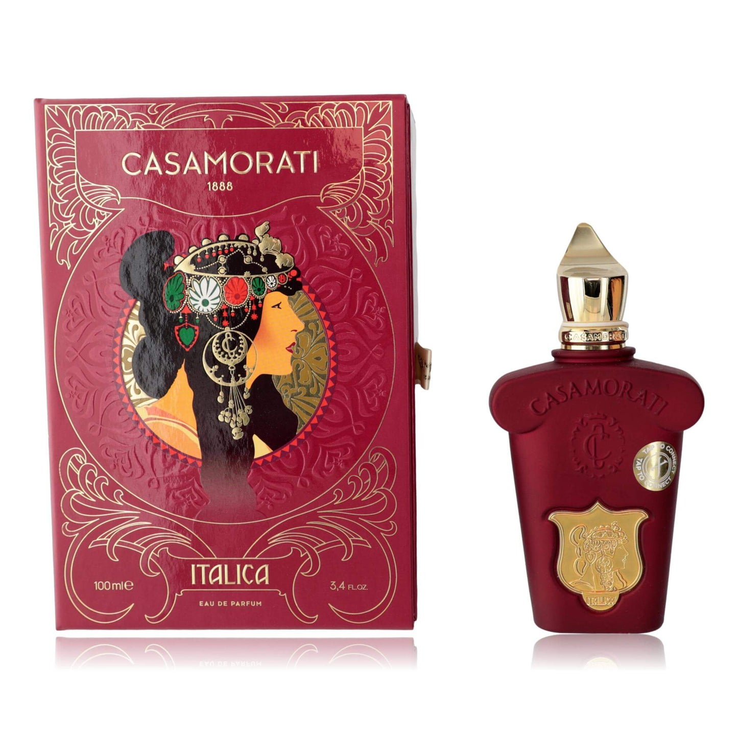 Casamorati Italica by Xerjoff, 3.4 oz EDP Spray for Unisex in elegant packaging and bottle design.