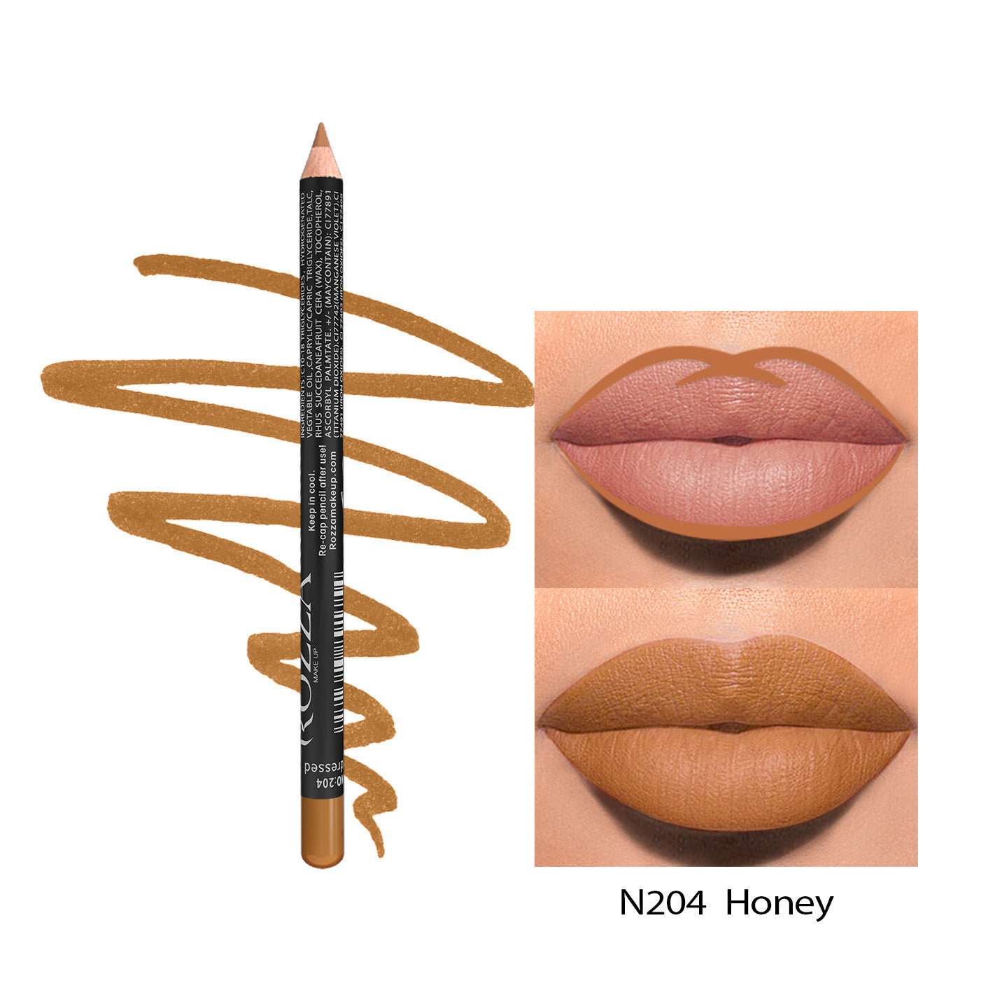 Matte Rich Lip Wood Lip Liner – Long-lasting, Water-Resistant No Stain On Cup No Fear Of Water 24 Hour | Ectron Online