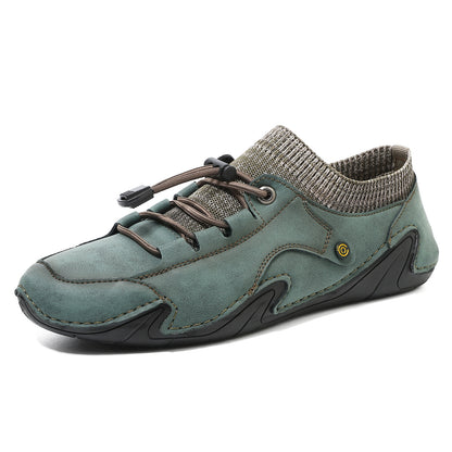 Men's Gommino Casual Leather Shoes Men's Soft Bottom Octopus Outdoor Driving Shoes Men's