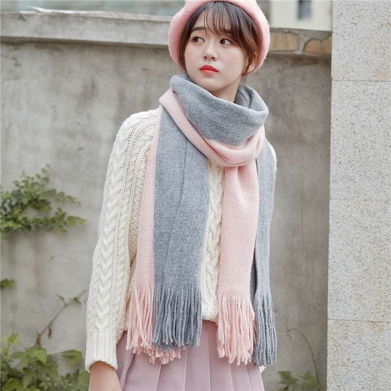 Unisex Cashmere Scarf Men's And Women's Korean-style Cashmere | Ectron Online