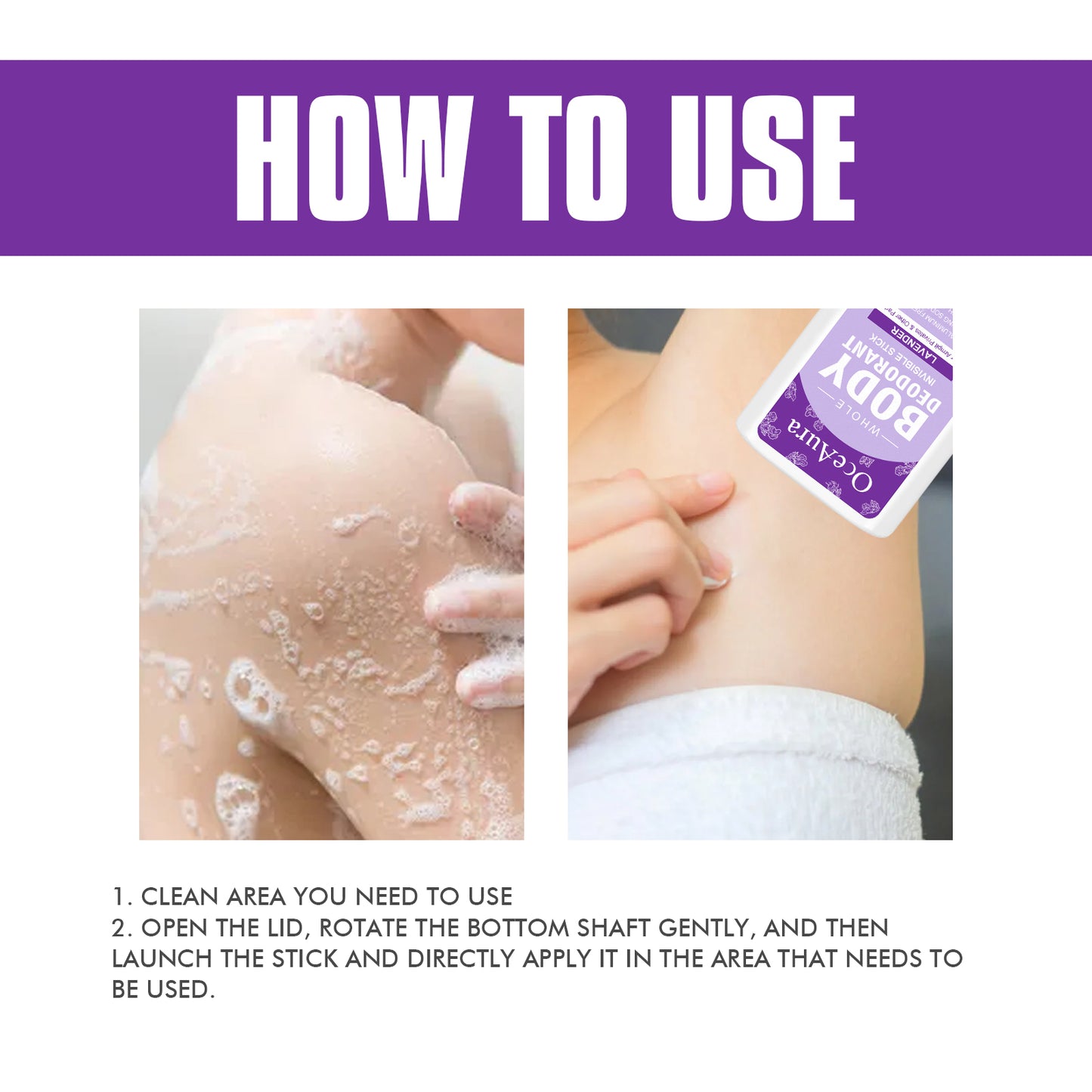 OceAura Lavender Deodorant Stick