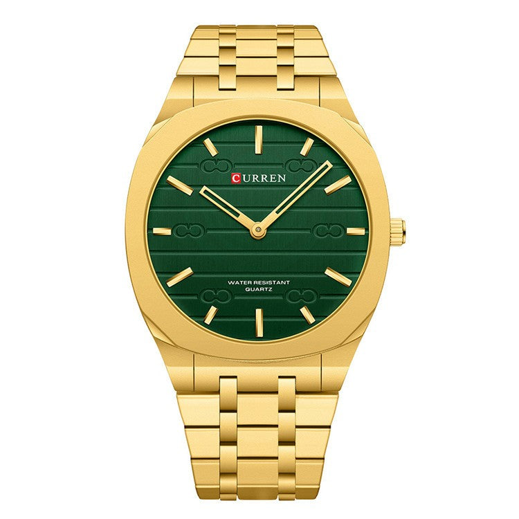 Men's Ultra-Thin Steel Watch Steel Watch Simple Calendar Large Dial U | Ectron Online