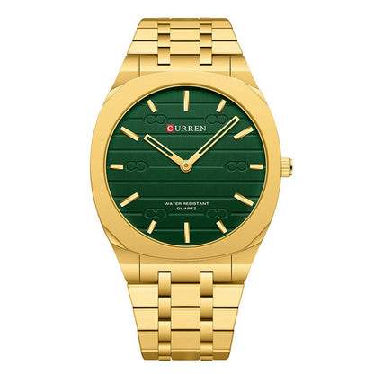 Men's Ultra-Thin Steel Watch Steel Watch Simple Calendar Large Dial U | Ectron Online