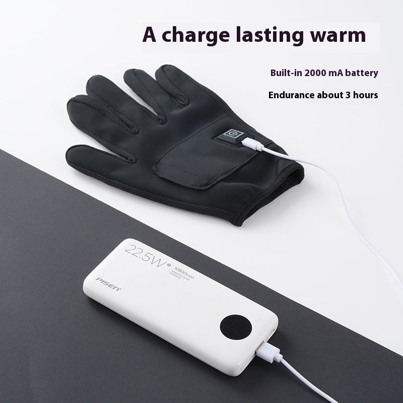 USB Charging Heated Gloves