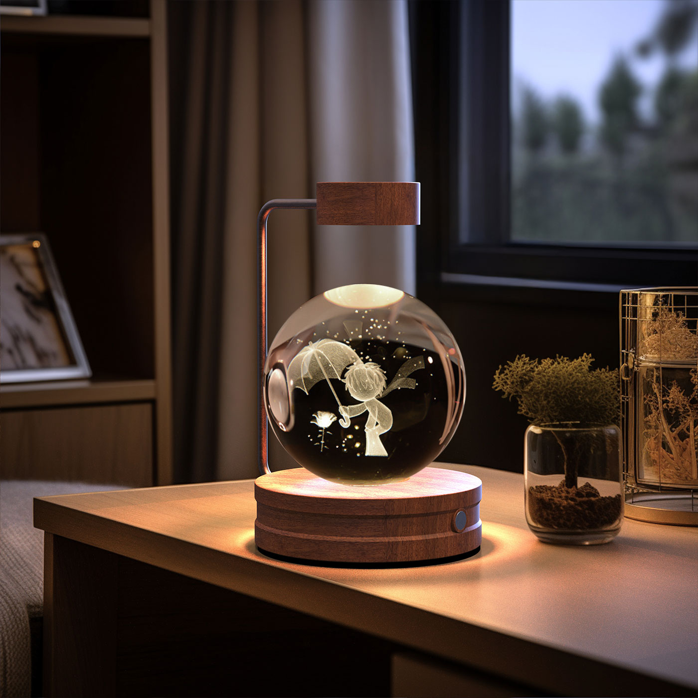 Crystal Ball Cosmic Dinosaur Night Light Crystal Ball Cosmic Dinosaur Indoor Nigh | Ectron Online
