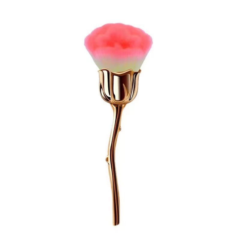 Rose Face Powder Makeup Brush - Soft & Precise Rose Face Powder Makeup Brush | Ectron Online