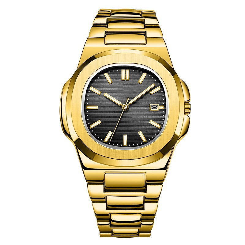 Fashion Steel Belt Calendar Luminous Watch Men Fashion Steel Belt Calendar Luminous Wat | Ectron Online