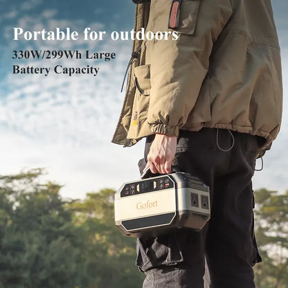 Gofort 330W Portable Power Station | 299Wh Solar Generator with AC Gofort 330W Portable Power Station, 299W | Ectron Online