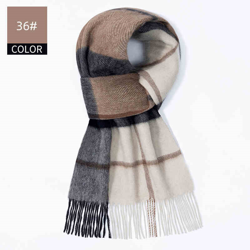 New Men's Cashmere Scarf Winter New Men's Cashmere Scarf | Ectron Online