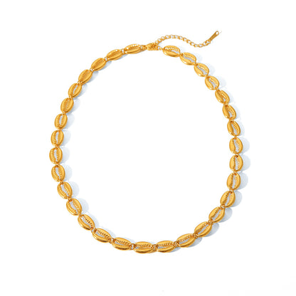 Fashion 18K Gold Plated Handmade Chain Ball Bead Chain