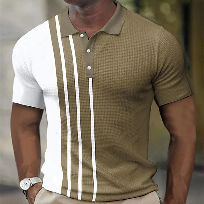 Men’s Summer Golf Shirt – European & American Style Polo Summer European And American Golf Shirt | Ectron Online