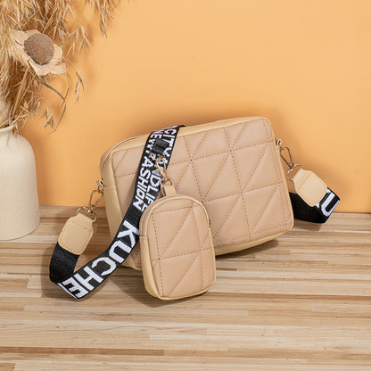 Women's 2-Piece Messenger Bag Set | All-Match Handbag & Purse New Two-piece Set Women's All-match Mess | Ectron Online