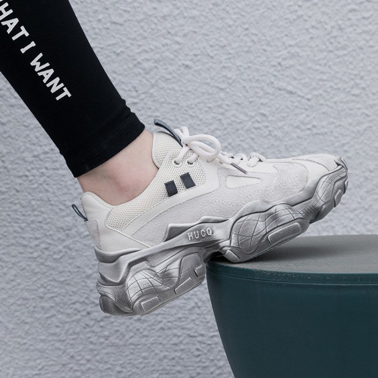 Running platform sneakers